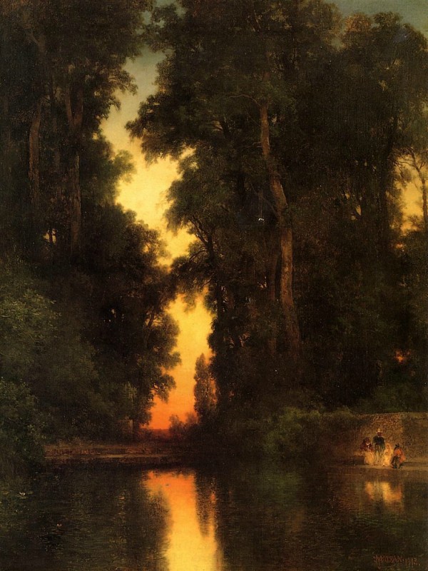 The Borda Gardens, Mexico by Thomas Moran